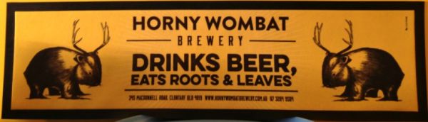 Horny Wombat Bar Runner