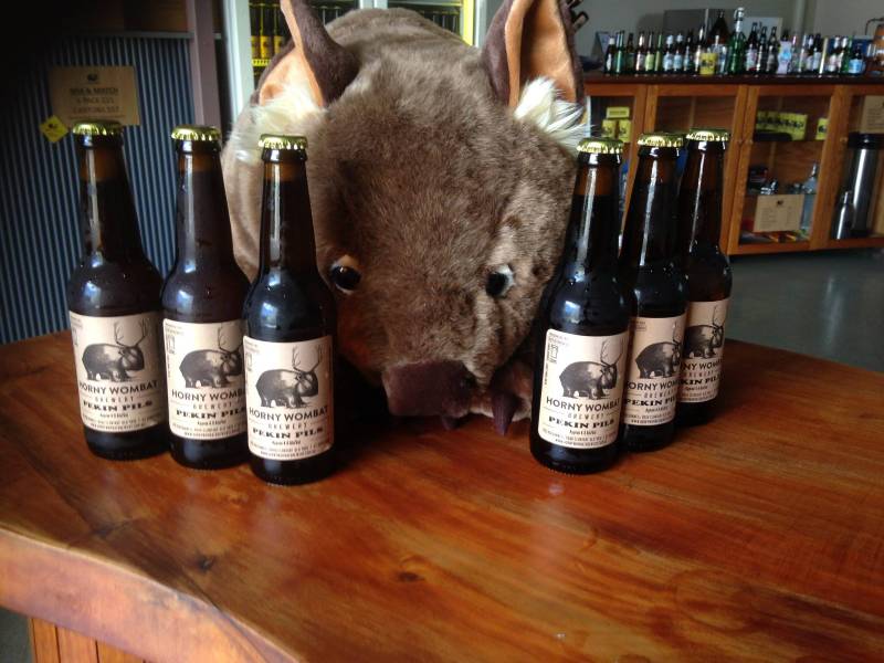 Our Merchandise at Horny Wombat Brewery